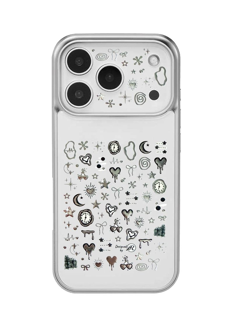 Camera Nail Deco Sticker Set (03 Midnight Doodles)
