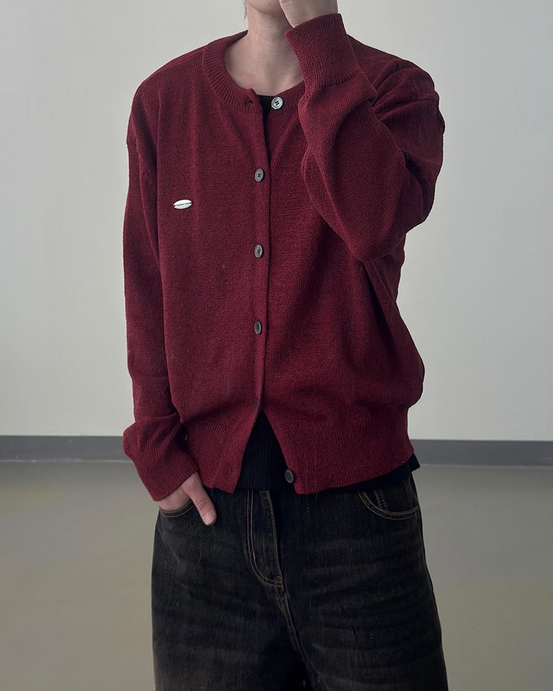 Brion Patch Knit Cardigan