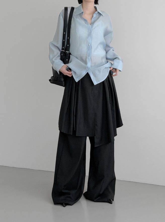 (Unisex) Tre Maxi Strap Wrap Slacks