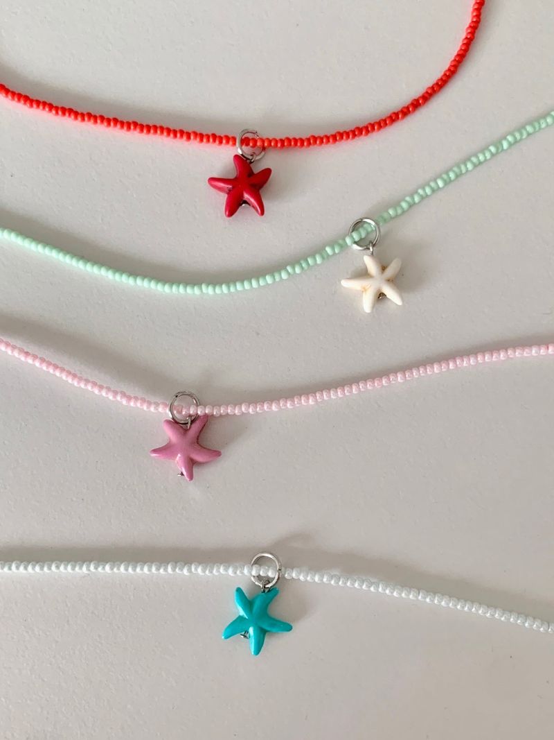 justformes2（ジャストフォーミー）の「スターフィッシュ ビーズ ネックレス(4 colors)（アクセサリー）」