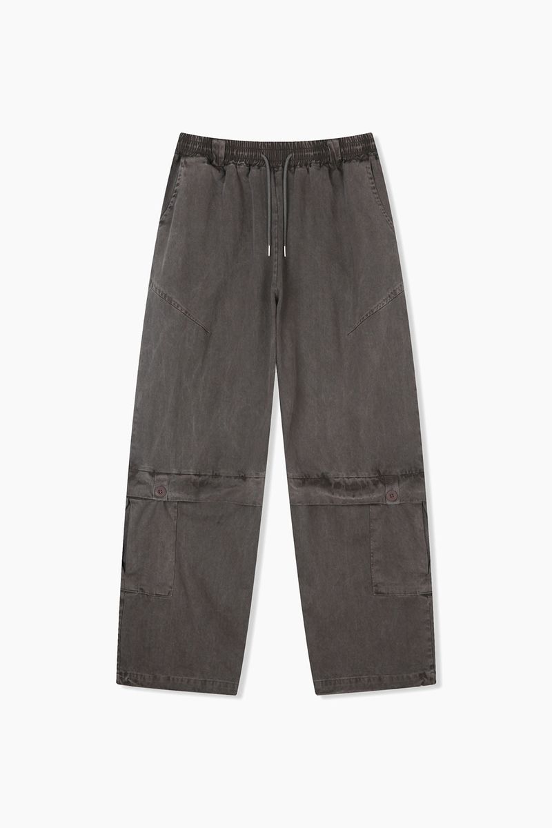 Ash pigment vintage cargo pants