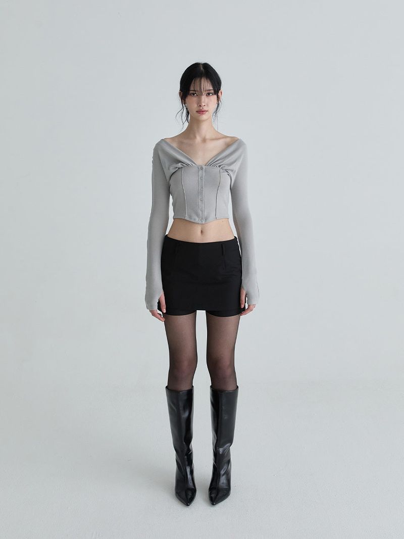 Rhea cardigan (Gray)
