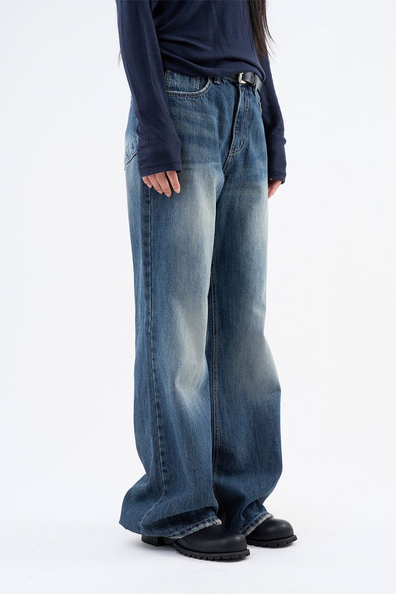 Boyfit bootcut denim pants
