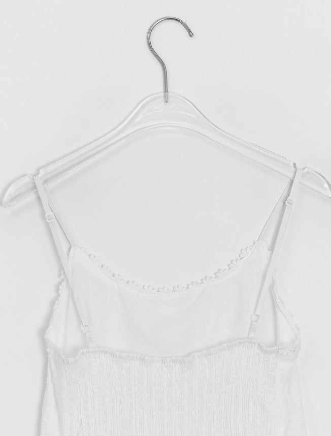 Royun Punching Layered Sleeveless Midi One Piece