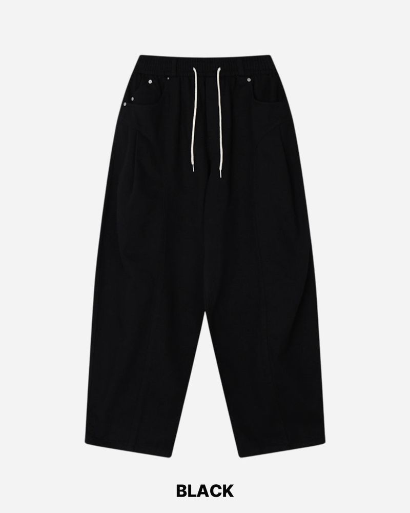 ボリューム リベット コットン パンツ