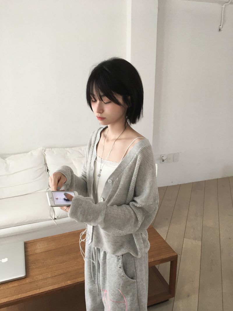 Forb Linen Hacci V-Neck cd