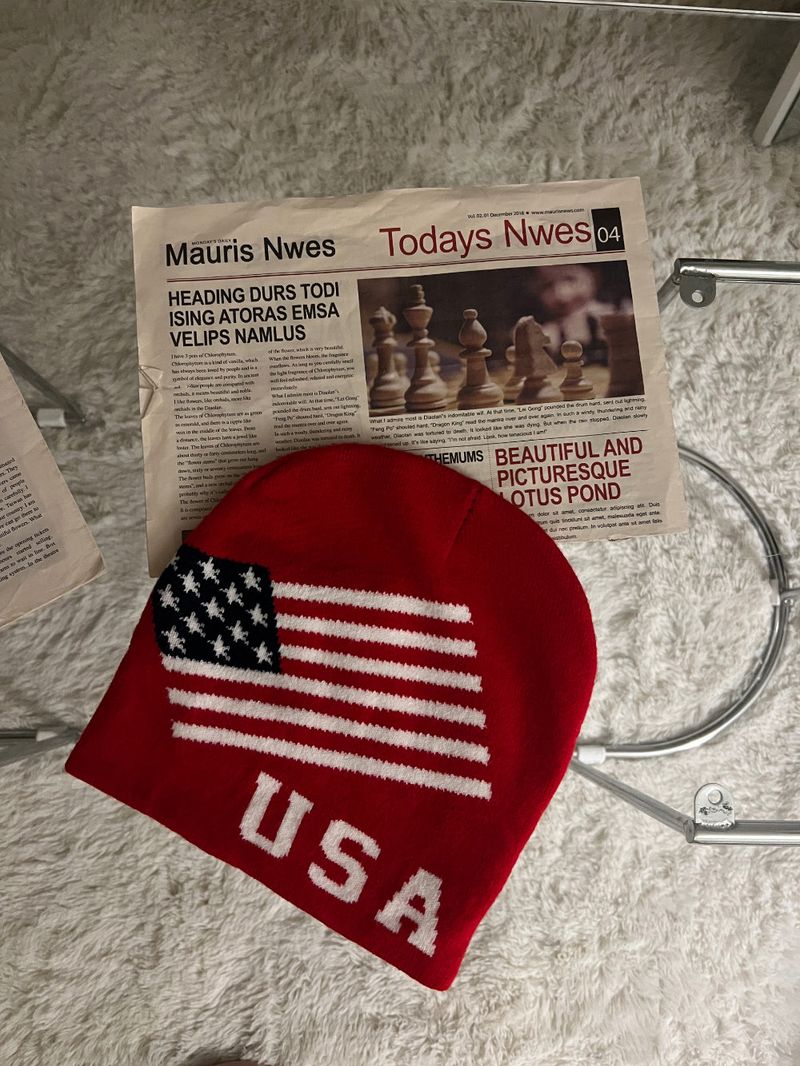 USA Flag Freedom Basic Beanie (3 colors)