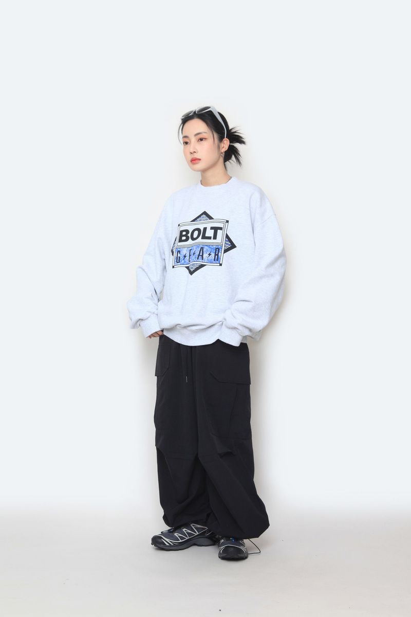 Solid Big Pocket Cargo Pants