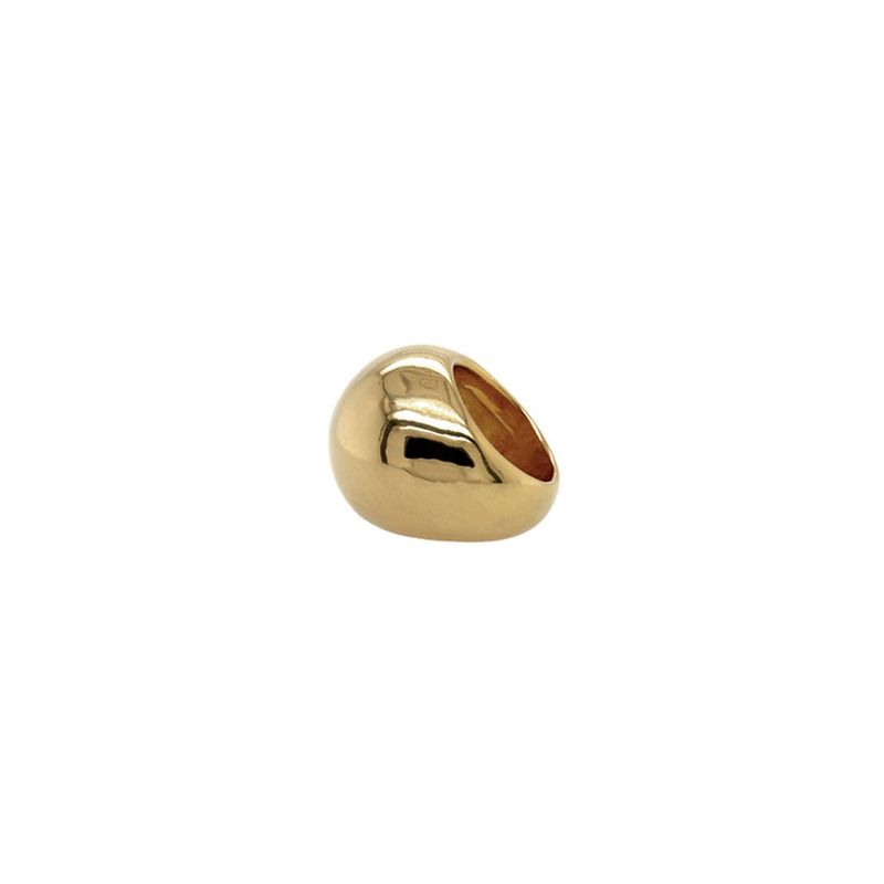 【MADE】 Gold one sided sphere ring