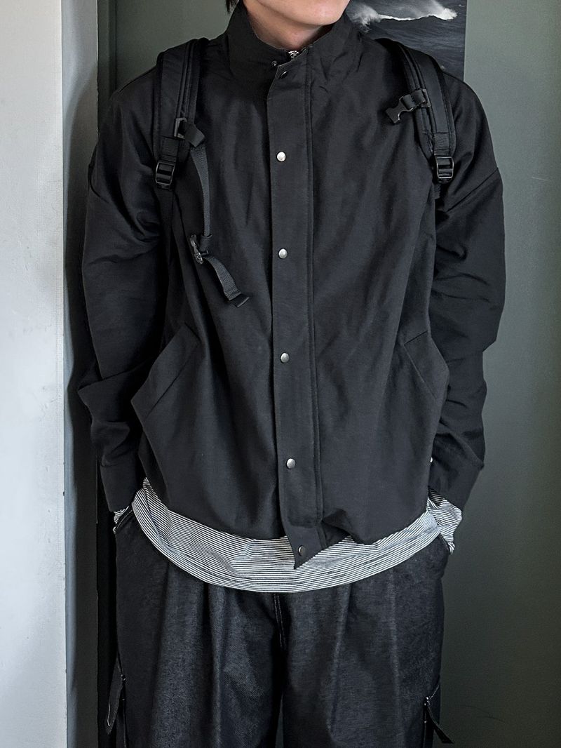 Taco Walk Color Block Short Jacket