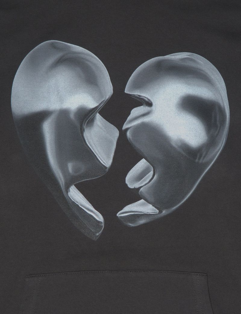 Broken Heart Hoodie GRAY