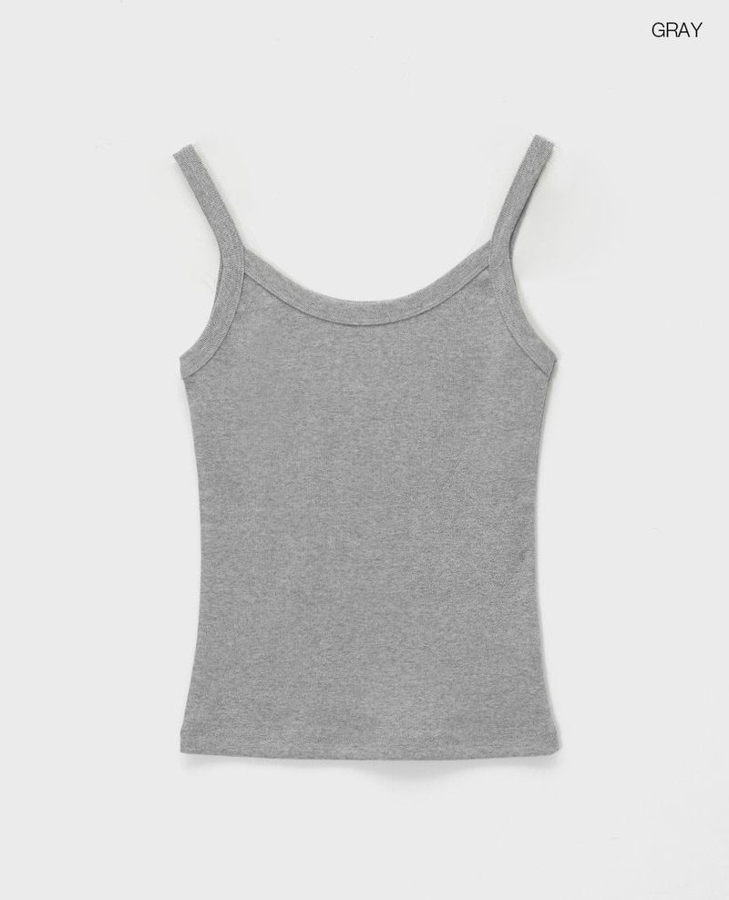 [B-BASIC] Standard Wide Unneck Sleeveless Shirt