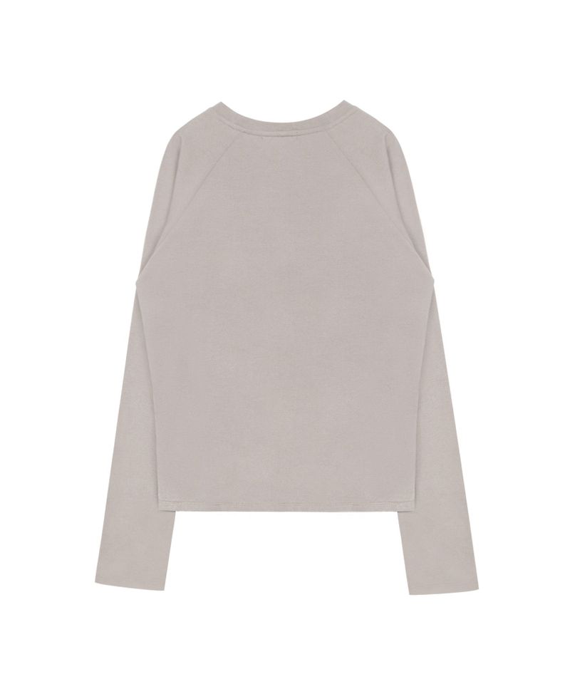 MIRE EYES RAGLAN T DUSTY GREY