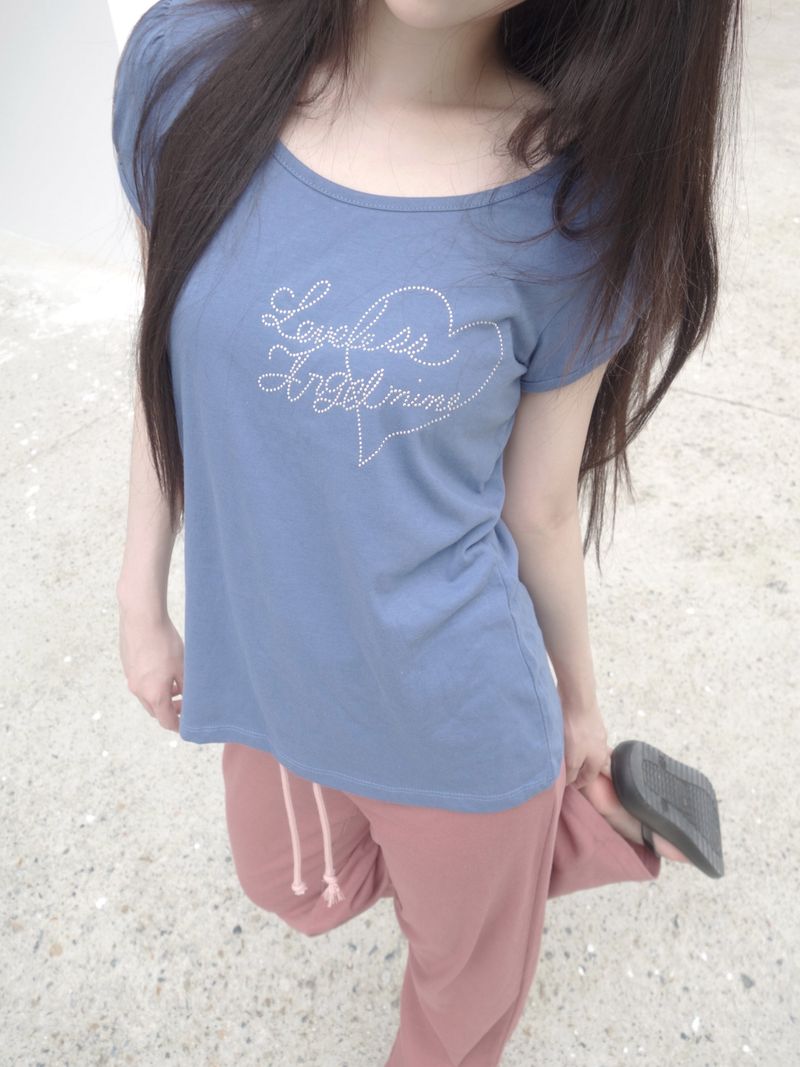 ZELENA（ゼレナ）の「エンジェルホットフィックスTシャツ（トップス）」