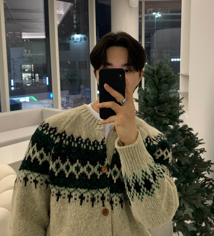 Sharp Iceland Nordic Knit Cardigan