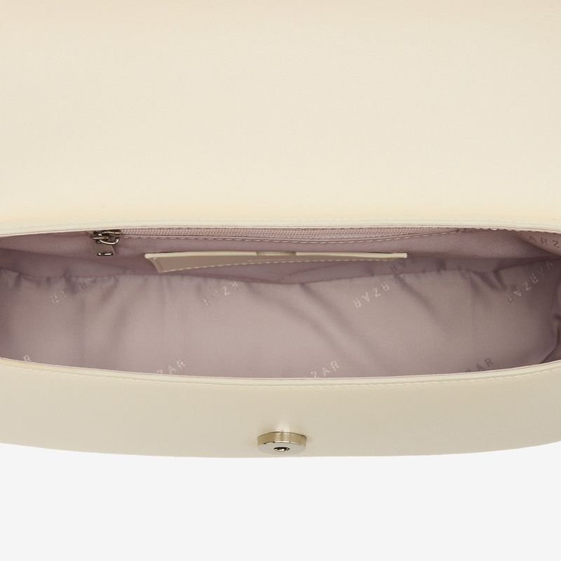 Senoir Flap Cross Bag Small Ivory