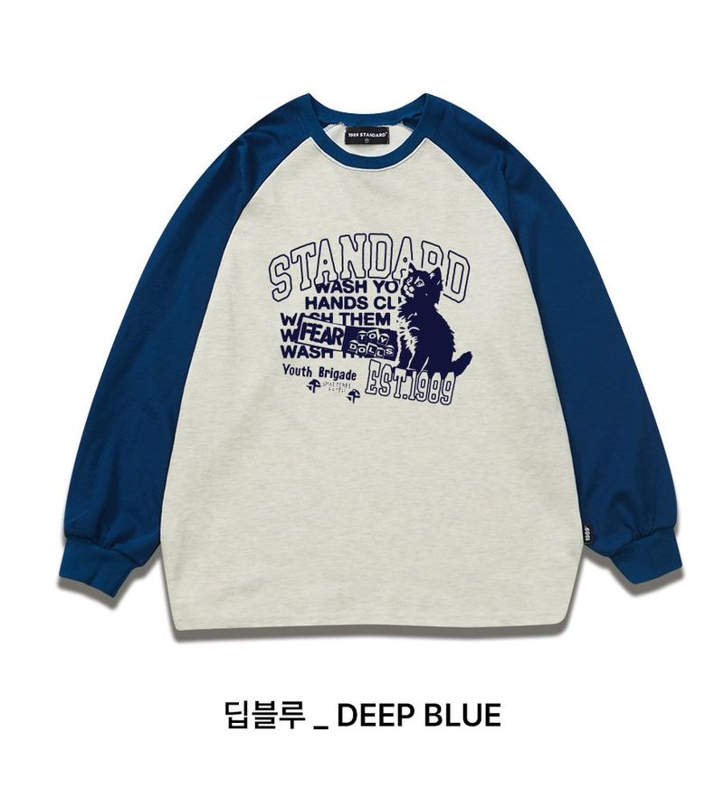 FEAR CAT Raglan Long Sleeves(SNSSTD-0109)