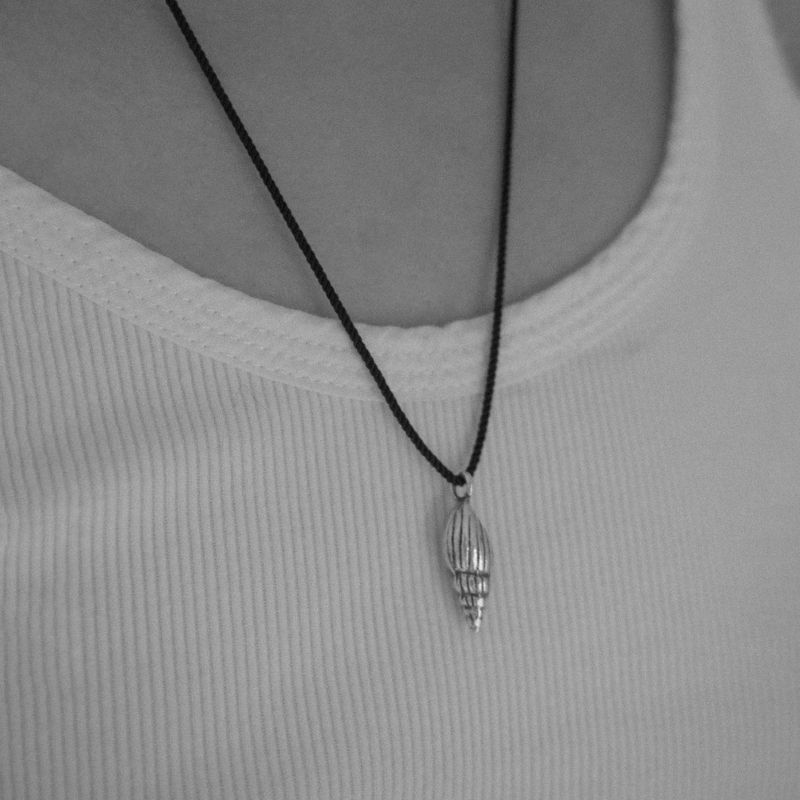 Oat Archive（オートアーカイブ）の「シルバーソラネックレス [black]（アクセサリー）」
