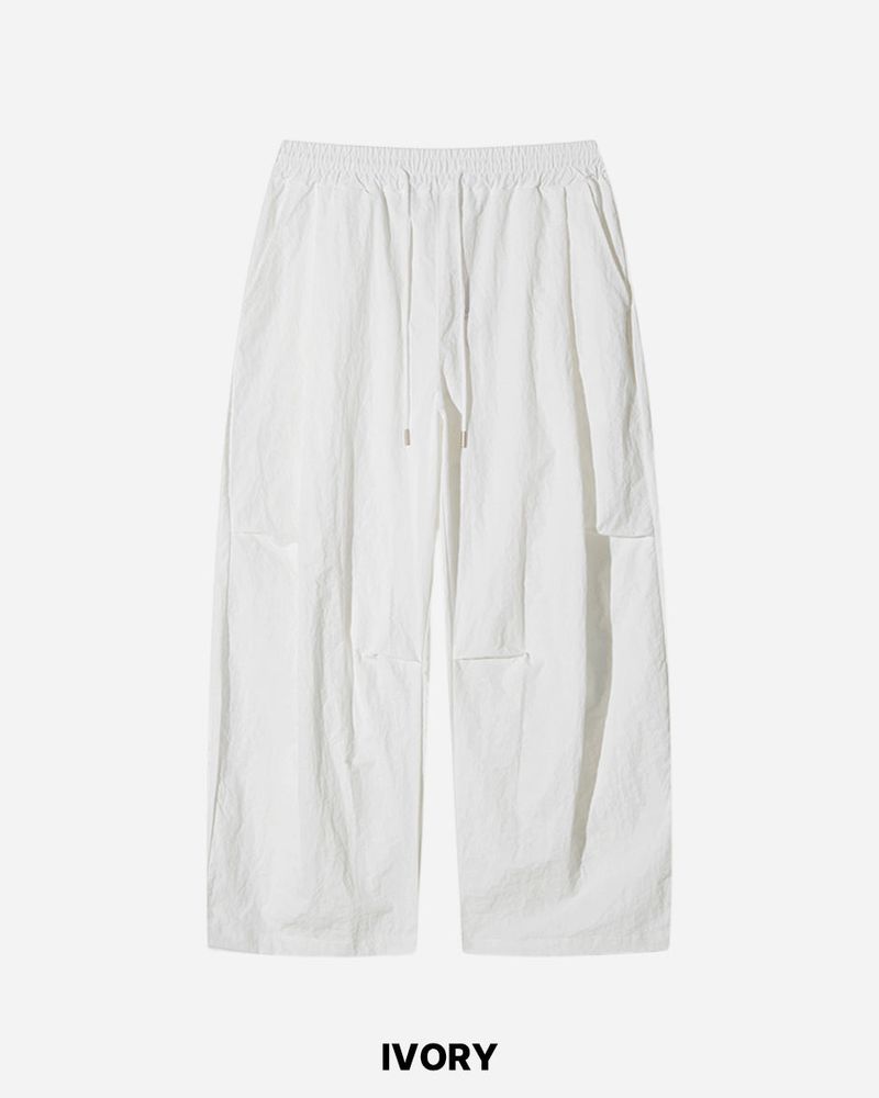 Ripple Pintuck Nylon pants