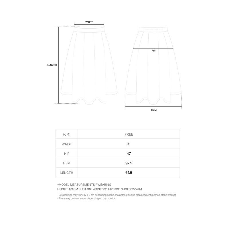 Balloon Midi Skirt (CHARCOAL)