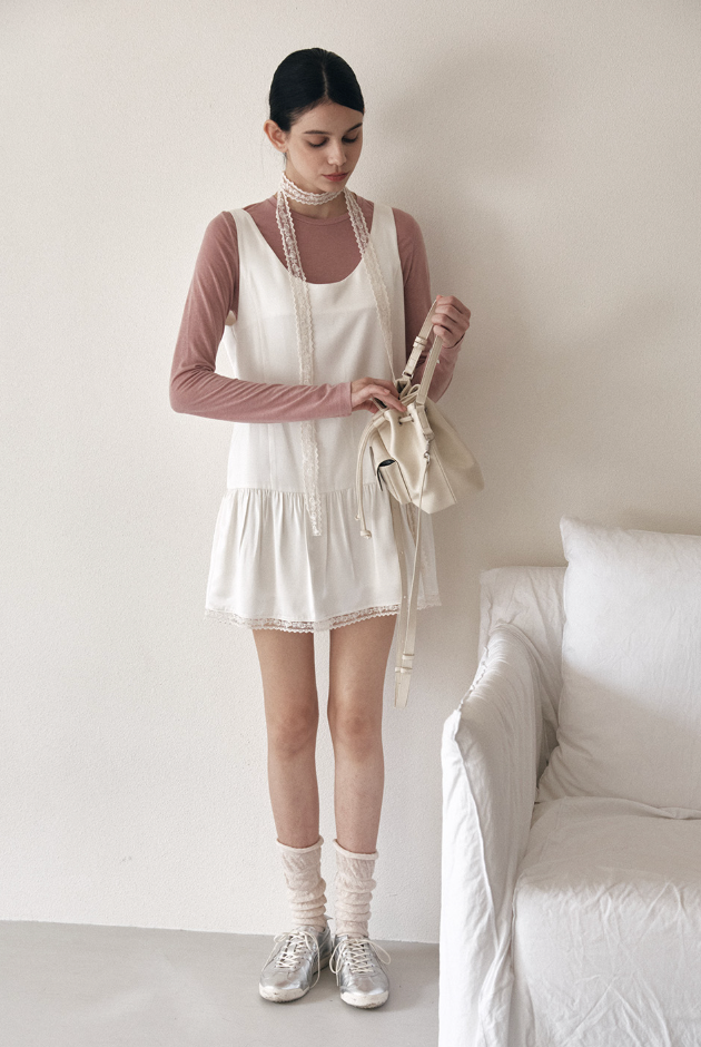 Luna Bucket Bag Ivory