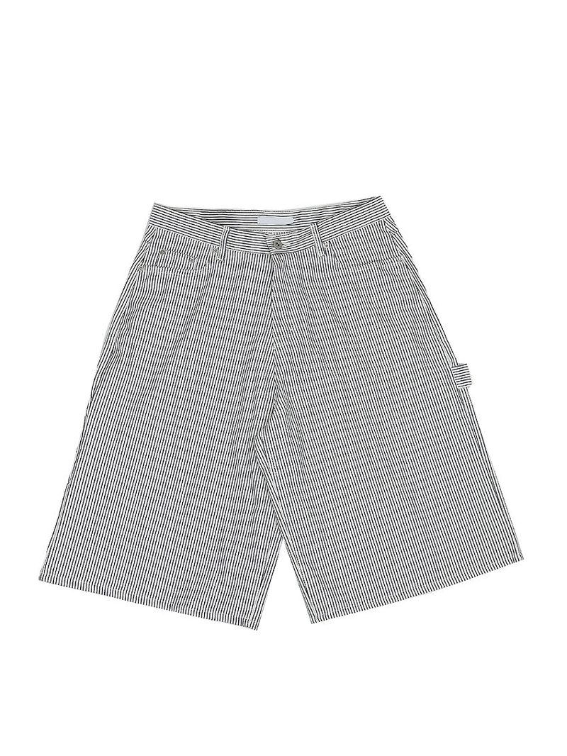 No.1237 L stripe carpenter bermuda SHORTS