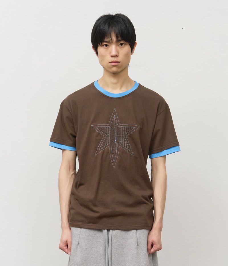 HIFIFNK（ハイファイファンク）の「スター ダブルスリーブ トップ（トップス）」