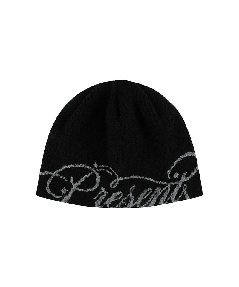 mahagrid（マハグリッド）の「PRESENT LETTERING KNIT BEANIE（Hats）」