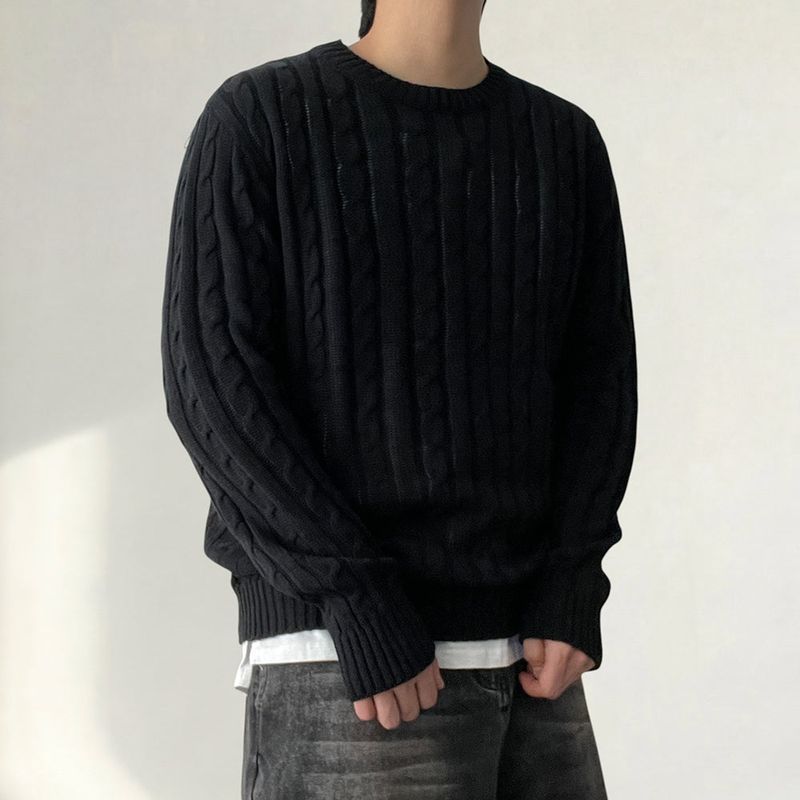 Levo Basic Cable Round Knit