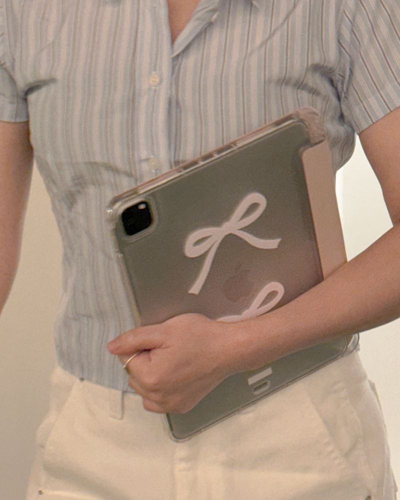 double ribbon Ipad case