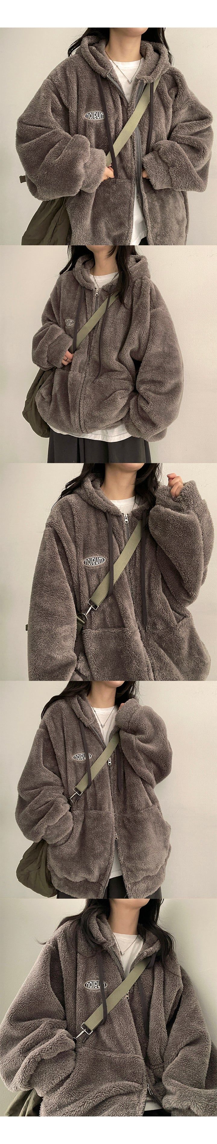 Radon Big Patch to Way Wool Hoodie Zip-Up
