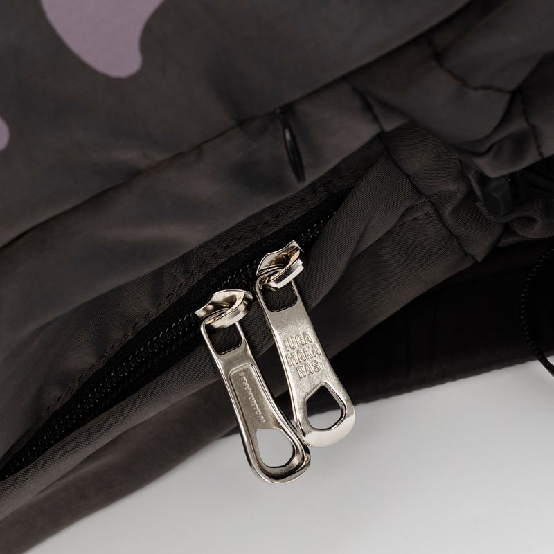 Printed Hidden Pocket Backpack (Gray)