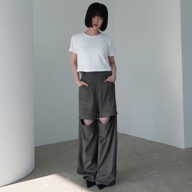 3way stripe pants