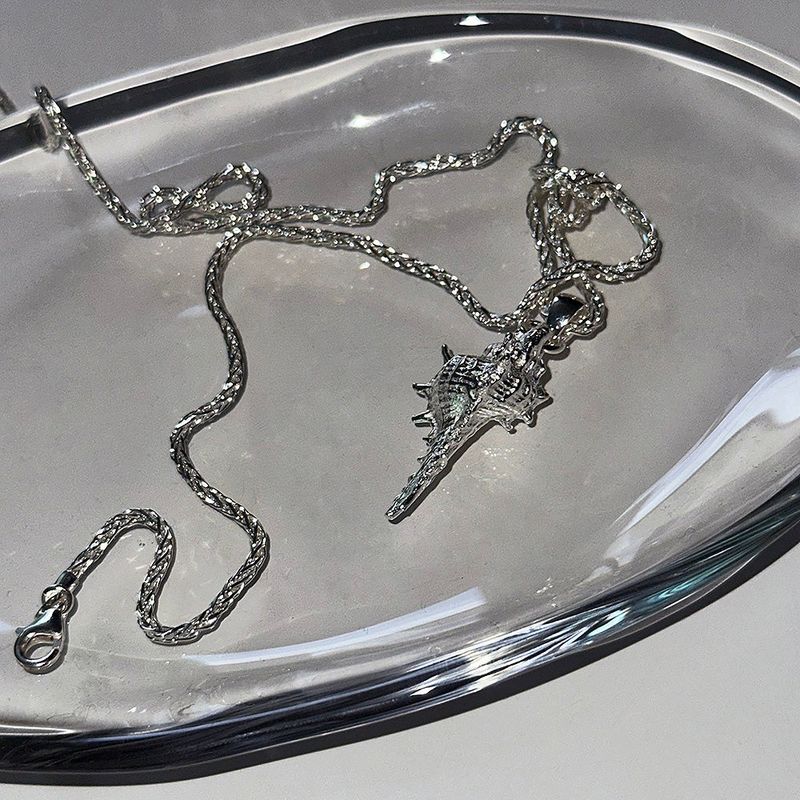 MOSXE（モスクス）の「[925silver] Top shell necklace（Accessories）」