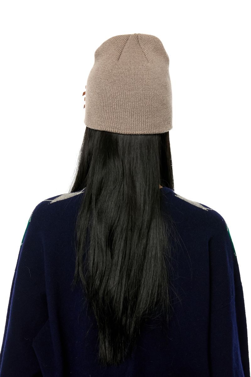 MINI RIBBON BEANIE / BEIGE
