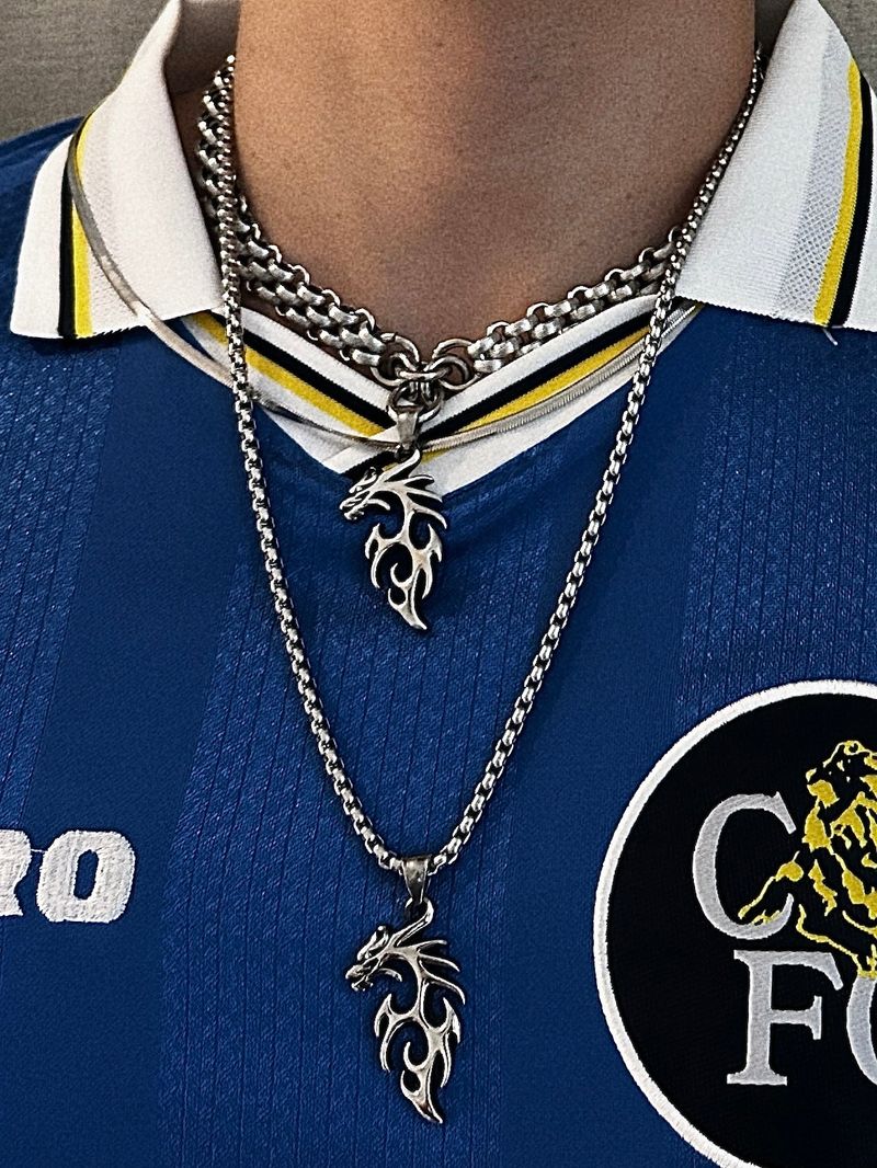 BUZZERBE(ブザービー)の「Dragon Box Chain Necklace (size: 2type)(Accessories)」