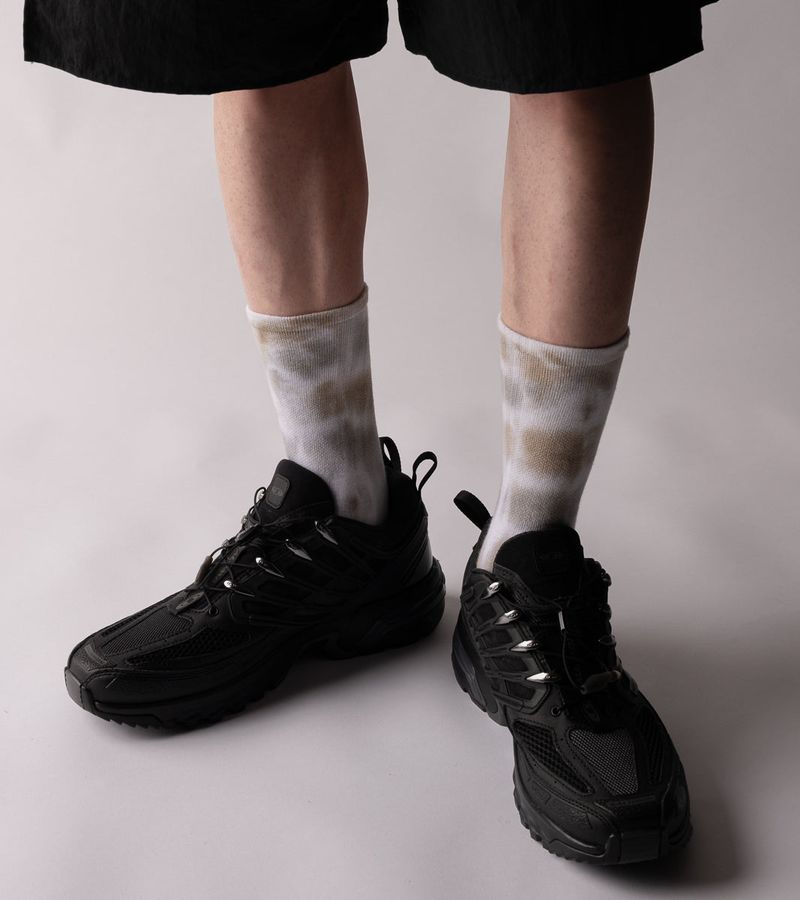 Spray Dye Crew Casual Socks (3 pair in)