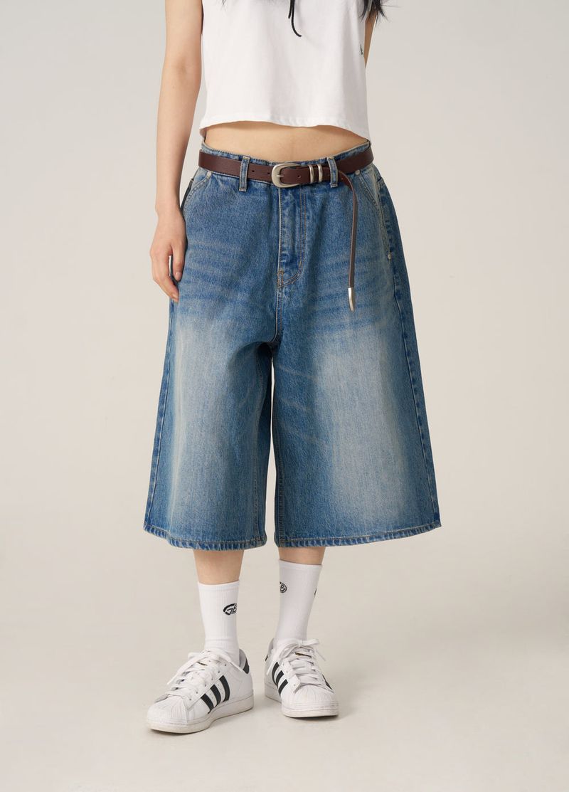 GUBIN（グビン）の「ビンテージウォッシュドバミューダパンツ（パンツ）」