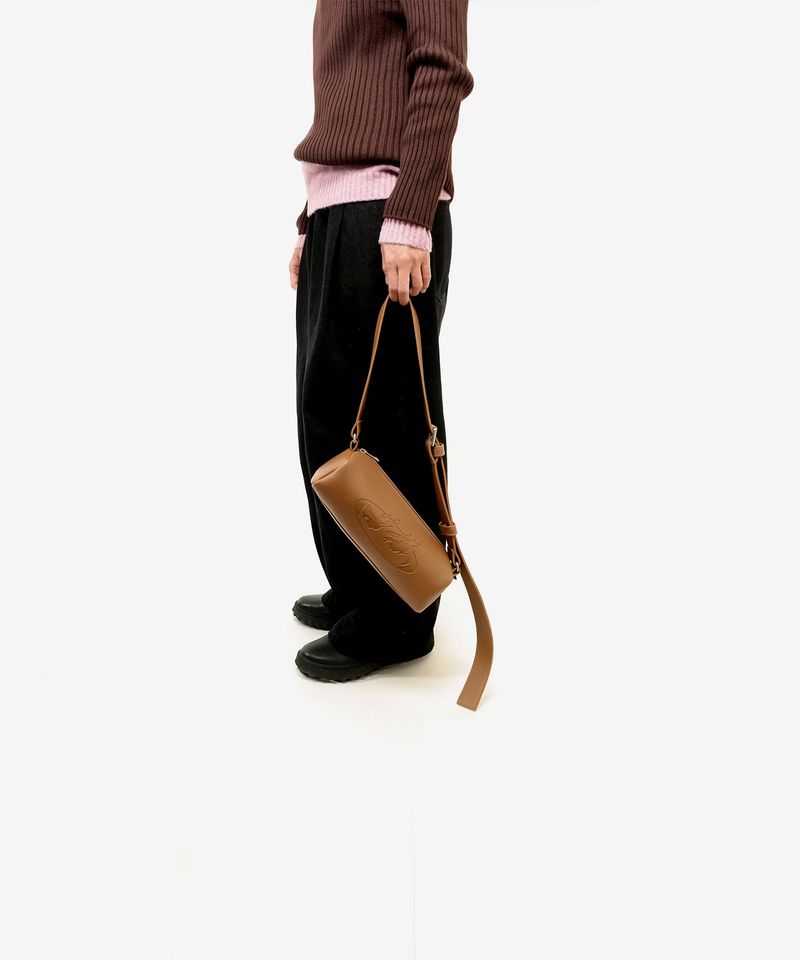 Chunky Buckle Air Bag Eye-Camel