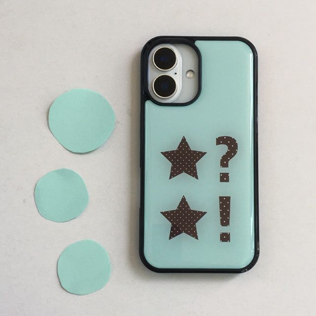 Youth Spirit（ユース スピリット）の「Dot dot star mint epoxy bumper case（Smartphone Accessories）」