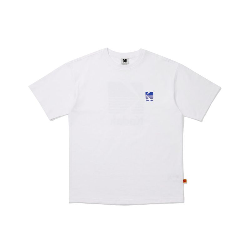 KODAK（コダック）の「BIG LOGO COTTON SHORT-SLEEVE T-SHIRT【WHITE】（Tops）」