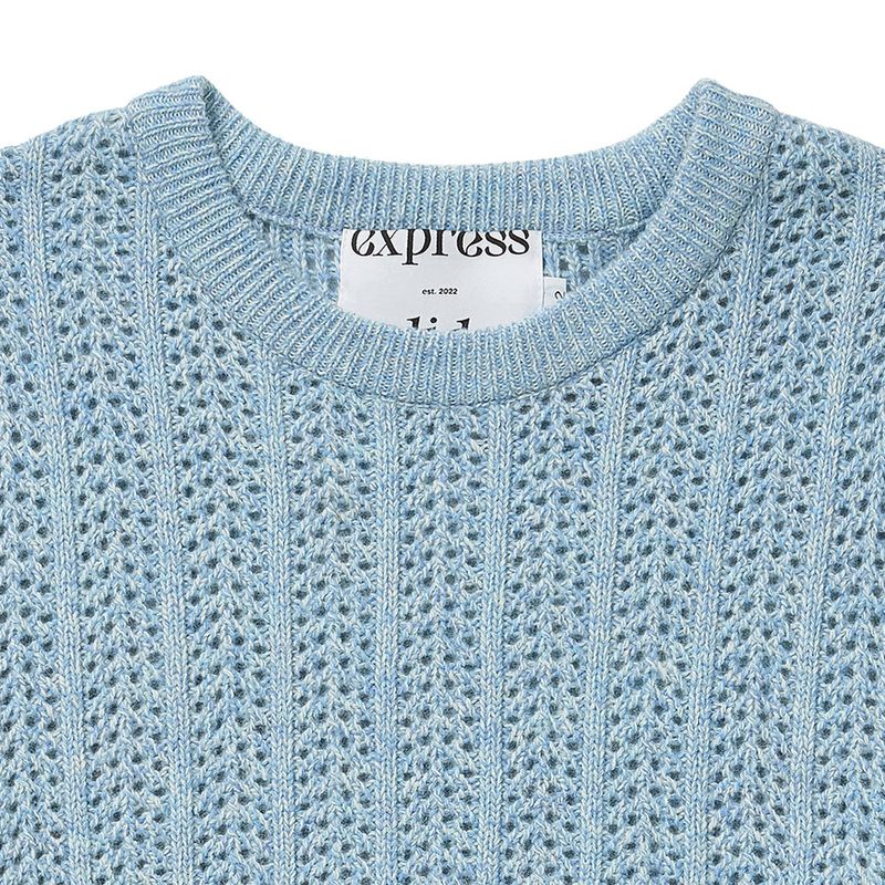 Express Holiday Mix Knit_Sky Blue