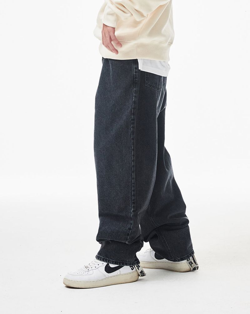 MBSRCOPT102 MID90 BAGGY DENIM PANTS BLACK