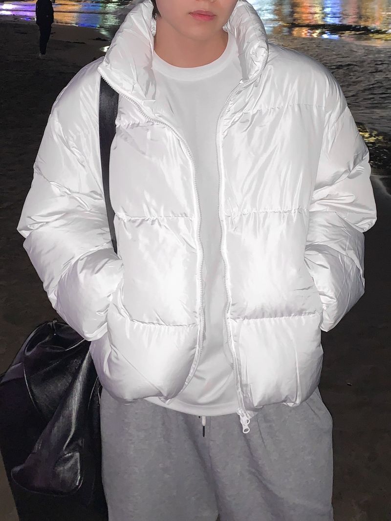 Romantic Cropped Puffer Jacket