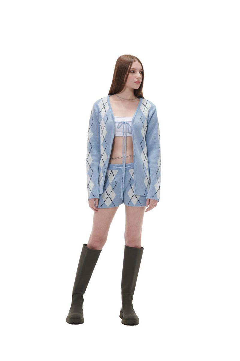 ARGYLE CARDIGAN