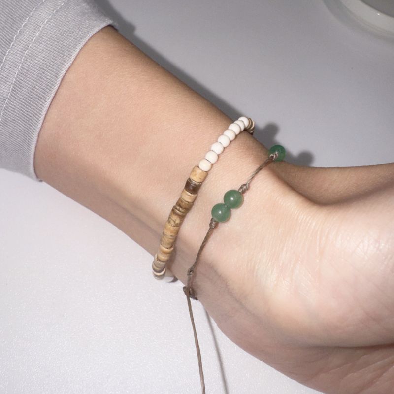 macadamia wood bracelet