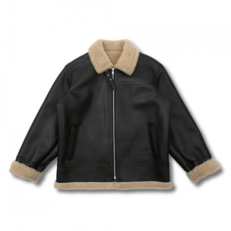 FAUX LEATHER STANDARD MUSTANG (BLACK)