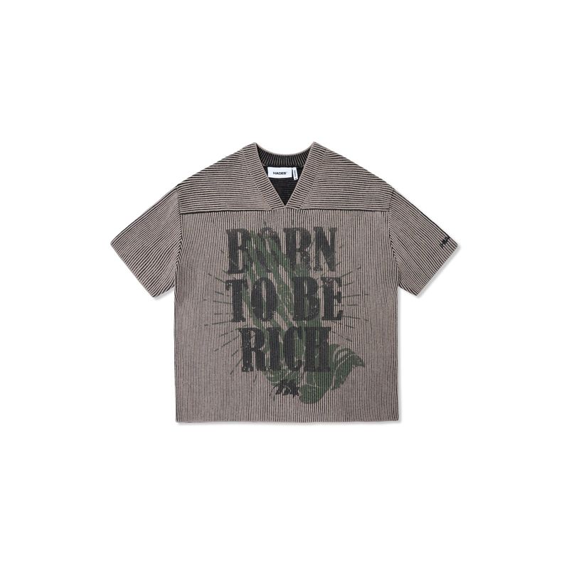 HADES（ハデス）の「HADES KNITTED JERSEY TEE（Tops）」