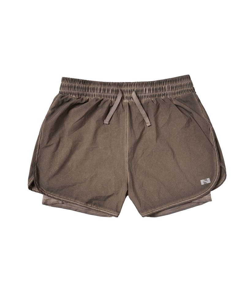 negative split club（ネガティブスプリットクラブ）の「(W) Air Vent Luna Running 2in1 Pants (Brown)（Pants）」