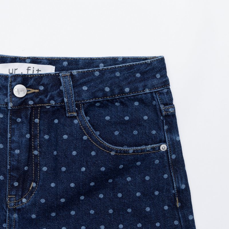 DARK BLUE DOT DENIM PANTS code 21100